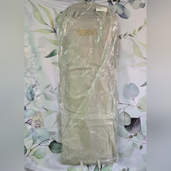 ASOS | Curve Beatrice Bardot Drape Wedding Dress in Ivory (off white) sz 12 - Picture 10 of 13